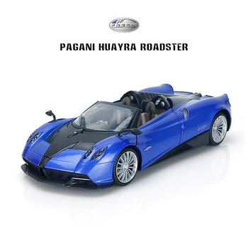 1:24 Pagani Huayra Roadster Albastru Aliaj Masina Sport Model Diecasts Metal Vehicule De Mare Simulare De Colectare Jucărie Pentru Copii Cadouri