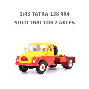 1:43 Tatra 138 4x4 Solo Tractor Cu 2 Axe Turnat Camion de Model Autentic URSS Camion T138 de Colectie Model N34174