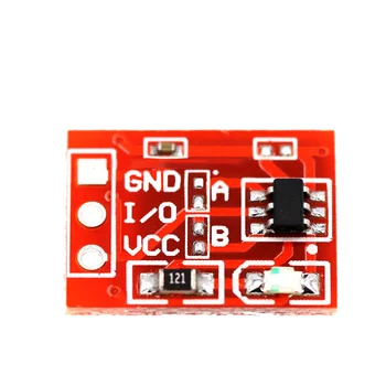 100BUC TTP223 Atingeți Butonul Module Tip Condensator Singur Canal Auto de Blocare, Atingeți pictograma de Comutare a Senzorului