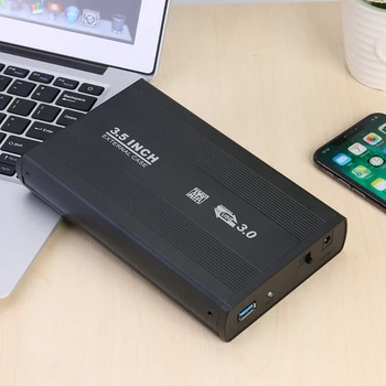 3.5 inch SATA Hard Disk Caz la USB2.0 Adaptor HDD Extern Cabina pentru Laptop
