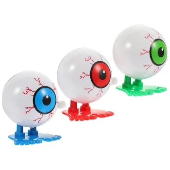 3 Buc Ceasul Ochii Copiilor pungile cu Umplutură de Primăvară Delicate de Jucarie Portabil Wind-up Copii Consumabile din Plastic Amuzant Fată Cadouri