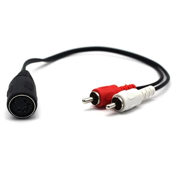 5 Pini Accesorii Lung Conecta Durabil Practice de sex Feminin La 2 RCA tată Acasă Trageți 1 2 30cm Cablu Adaptor Audio