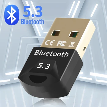 Adaptor Bluetooth pentru Pc, Usb, Bluetooth 5.3 Dongle Bluetooth 5.0 Receptor pentru Difuzor Mouse-ul Tastatura Muzica Transmițător Audio