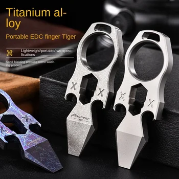 Aliaj de titan Wrecking Bar Șurubelniță EDC Instrument Multi-Funcție Deschizator de Sticle Portabil de Supraviețuire în aer liber Stick Misto Rangă