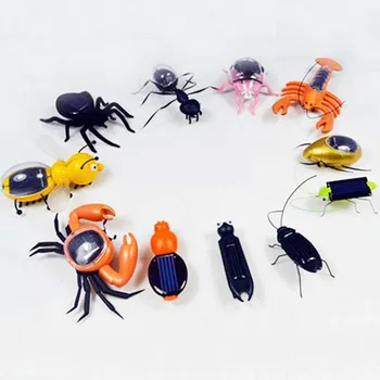 Alimentat Cu Energie Solară Păianjeni Crabi Furnici Jucării Simulare Insecte Solare Alimentat Copii Jucării Cognitive Predare Insecte Jucarii Model
