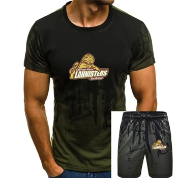 Casterly Rock Casa Lannister T-Shirt Bumbac 100 Gât Rotund Tricou