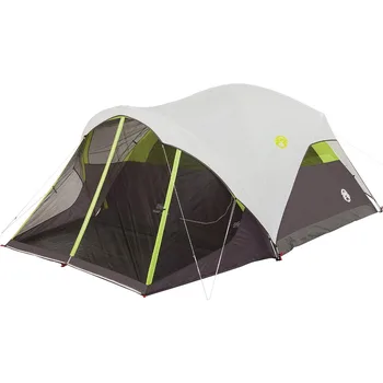 Coleman Oțel Creek Pas Rapid Dome Cort de Camping cu Verandă, 6-Persoană Cortul Include Pre-Atașat Poli