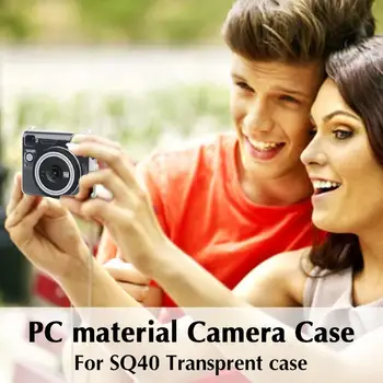 De Protecție Transparent Caz care Transportă Sac de Depozitare Pentru Fujifilm Instax SQ40 PC Camera Caz de Protecție Curea Sac de aparat de Fotografiat D3O6