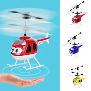 Elicopter Mini RC Cu Gyro Jucării Control de la Distanță de Desene animate de Înaltă Calitate Mini Drona Drona Cu Indicație Intermitent Aeronave