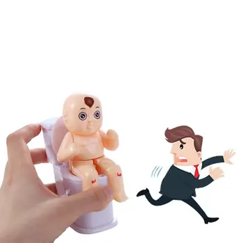 Glumă Modele De Desene Complicat Jucării Umanoid Papusa Uda Glumă Jucărie Toaletă Pipi Băiat Mini Aspersoare De Apă De Toaletă Spray Jucărie