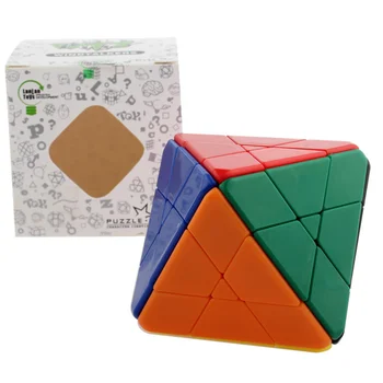 LanLan 8 Axa Octaedrului Skewbed Cub Magic Diamant Profesionale Viteza De Puzzle Antistres Jucarii Educative Pentru Copii