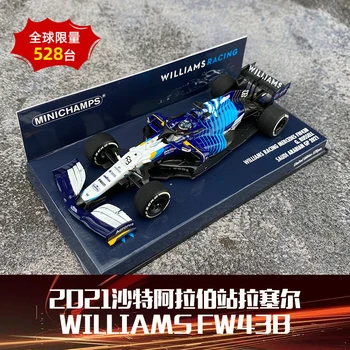 MINICHAMPS 1/43 turnat sub presiune f1 racing model de masina Williams FW43B 2021 Arabia Saudită George Russell simulare f1 model de masina