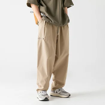 Marfă de vară Pants Barbati Moda Supradimensionate, Pantaloni Largi Picior Bărbați Japonezi Streetwear Hip-hop Vrac Pantaloni Largi Picior Pantaloni Barbati M-3XL