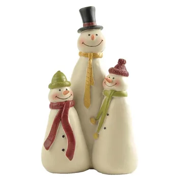 Mic Decor Pe Masa Țară Din America Zakka Cărnoase Ornamente De Crăciun Rășină Om De Zăpadă Figura Birou Decor Creativ Decor Acasă