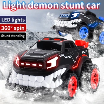 Mini Masini RC 360° Rotire Dans Jucărie Cu LED-uri de Lumină Cascadorie de Control de la Distanță Mașini de Drift Monster Truck Pentru Copii Cadouri Jucarii Baiat Cadou