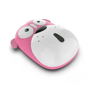 Mouse-ul desen animat Mut de Încărcare Wireless Pug Drăguț Mouse-ul 2.4 G Animal MOUSE-ul Potrivit pentru Desktop, Laptop, Tablete
