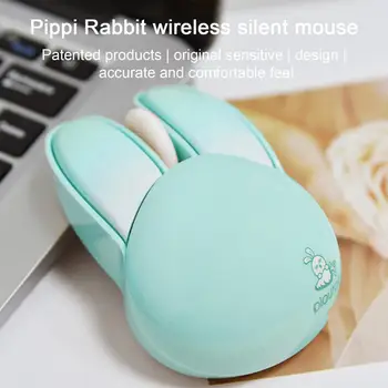 Mouse-ul fără fir pentru Desktop Ergonomic Wireless cu Mouse-ul de Urmărire Confortabil de Prindere Iepure Drăguț Mouse-ul Wireless Ergonomic pentru Calculator