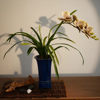NA Familie Cameră de Flori Phalaenopsis Simulare Flori de Camera de zi Studiu Decor Decor Decor de Camera de Probă