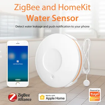 NEO Tuya Apple HomeKit și ZigBee Inteligent Preaplin Detector de Imersiune Completă a Nivelului Apei de Transmisie Sensilla