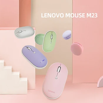 Original Lenovo Mouse-ul M23 2.4 G Wireless +Bluetooth Dual Mode 1200 DPI Mut Ușor Soareci pentru Calculator Laptop PC