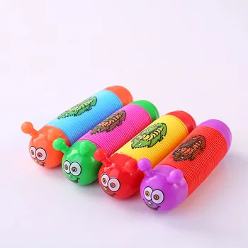 Pop Tuburi Caterpillar Senzoriale Jucărie Pentru Adulți Frământa Scuti De Stres Jucării Copil Autism Anti Stres Plastic Cu Burduf Copii Stoarce Jucarii