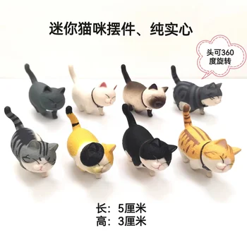 Stil japonez super drăguț kitty simulare pe model animal papusa de creatie ornamente