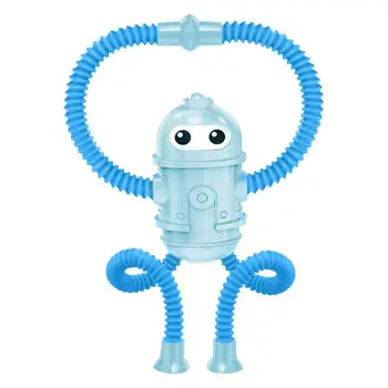 Telescopic Cu Ventuza Robotica Jucărie Robot Design Elastic Ventuza Jucării Pop Tuburi Jucării Frământa Tuburi Senzoriale Jucării Educaționale