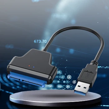 USB La SATA Hard Disk Extern Serial USB 3.0 Tip C Hard Disk Converter Cablu 20/50CM pentru 2.5 Inch Comprimat SSD