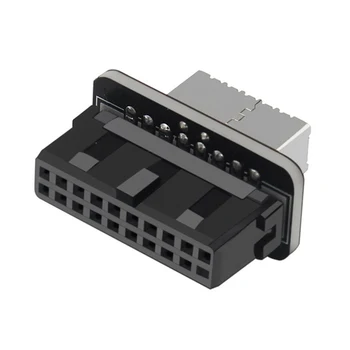 USB3.0 19P/20P de TIP E Convertor Adaptor din Față a carcasei de TIP C Plug-in Port