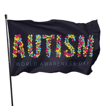 World Autism Awareness Day Pavilion pentru Decorarea Îngrijirea persoanelor cu Autism Memorial Cadouri Decor Interior si Exterior din Alamă Butoniere