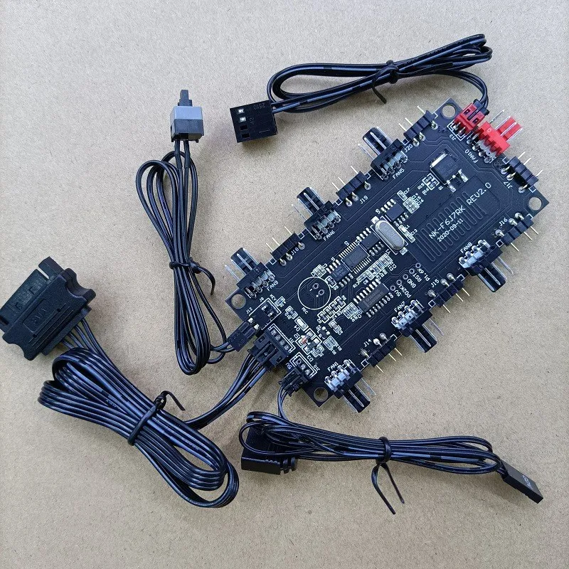 RGB AURA ARGB Cablu Splitter Hub Caz de Control al Temperaturii Controller-Cablu de Extensie Adaptor de Benzi cu LED-uri Lumina