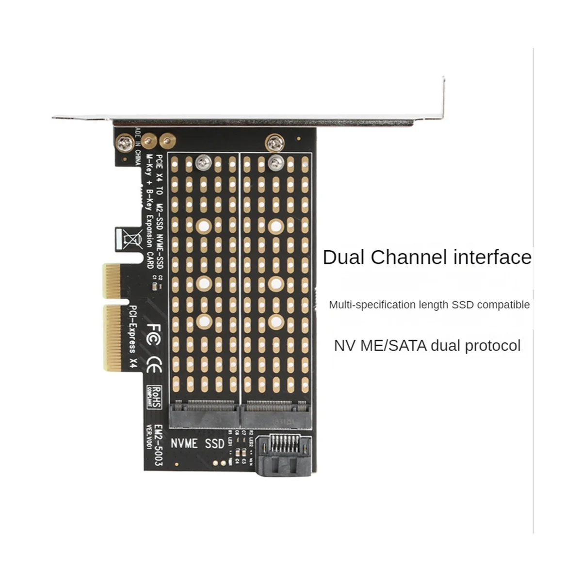 PCIE 4.0 M2/M. 2 Adaptor SATA M. 2 SSD PCIE NVME/M2 Adaptor PCIE SSD M2 La SATA PCI-E Card M Cheie +Cheie B