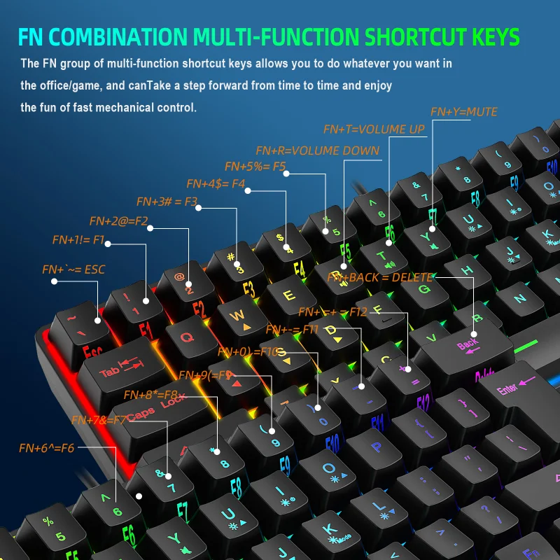 Mini-Jocuri Tastatură Mecanică 61 Taste RGB Hotswap de Tip C cu Fir Tastatură de Gaming PBT Taste 60% Ergonomie Tastaturi