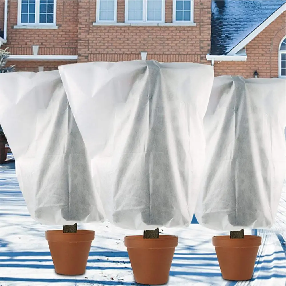 Mare Heavy Duty Protecție La Îngheț Durabil Acoperire Vânt Cald De Protecție A Plantelor Care Acoperă Sac De Grădină Consumabile