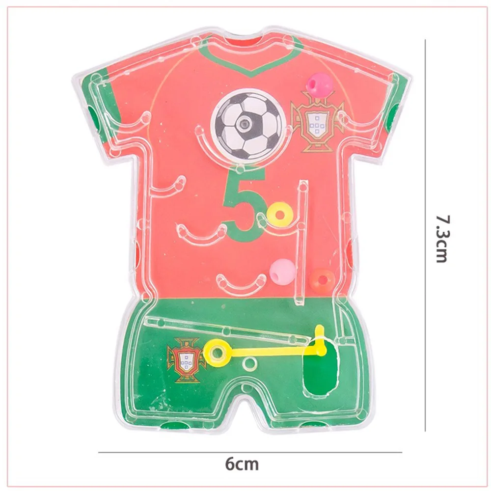 10buc/Punga de Fotbal Tematice Pinball Labirint Jucarii Mini Echipa Uniformă Degetului Joc Labirint Mingi de fotbal Favoruri de Partid Ziua de nastere Cadouri pentru Copii
