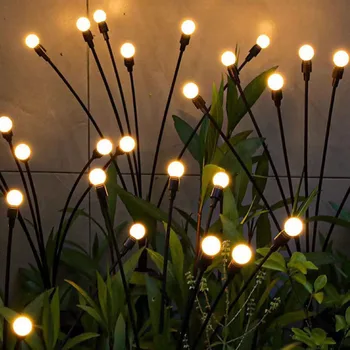 1 Trageți 5 Solare Lampă în aer liber rezistent la apa Gazon Pasarelă de Iluminat Durabil Ușor de Instalare Leagăn de Control Inteligent pentru Home Garden