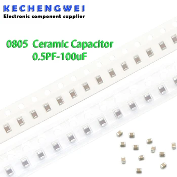100buc 100nF X7R de Eroare de 10% 50V 0805 0.1 UF 104 1pF ~ 47uF Peliculă Groasă SMD Chip Condensator Ceramic Multistrat
