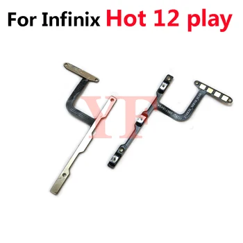 10buc Pentru Infinix Hot 12 Juca 11S 20i 20 Pro X668C X665C X6812 X6816 X6817 Putere Pe Cheie Buton Lateral Volum Cablu Flex