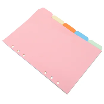 2 Seturi Colorate Tab Separatoare De Frunze Vrac Notebook-Uri Din Plastic Dosar Rechizite De Birou Indicele De Organizator
