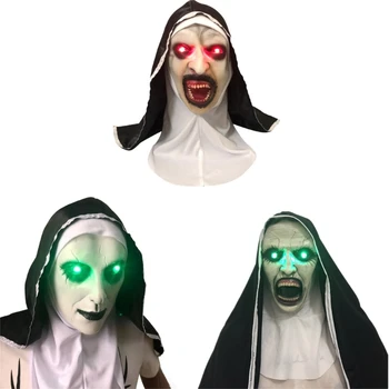 367A Halloween Masca de Ochi Stralucitoare Călugăriță Masca Evocare Prop Jucărie pentru Boy Fata de Adolescenti