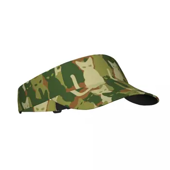 Aerul de vară Pălărie de Soare Militare Pisici Armata Camuflaj de Model Vizieră de Protecție UV Sport Golf Tenis de Funcționare de protecție Solară Capac