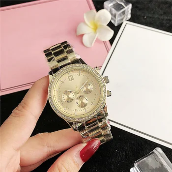 Calitate Top Moda Clasic Femei De Cuarț Ceas Din Oțel Inoxidabil Damele De Lux, Watchs Diamant Ceasuri Reloj De Domnilor