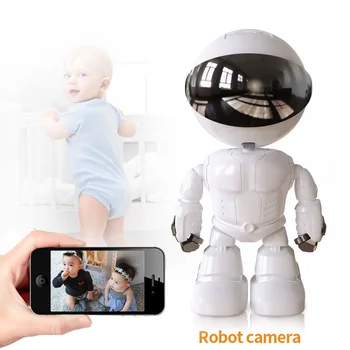 Camera IP 1080P Robot de Securitate aparat de Fotografiat 360 ° fără Fir WiFi 2MP aparat de Fotografiat CCTV Acasă Inteligent de Supraveghere Video P2P Baby Monitor
