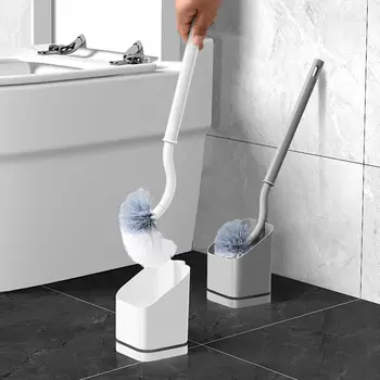 Creative Agățat De Perete Mâner Lung Toaletă Perie De Curățare Titularul Pumn De Toaletă Gratuite Instrumente De Curățare