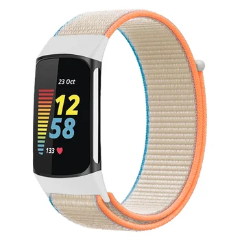 Curea pentru Fitbit Charge 5 Ceas Inteligent accesorii de Sport din Nailon Buclă Bratara Bratara Correa Pulsera pentru fitbit Charge 5 benzi