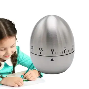 De Bucătărie Din Oțel Inoxidabil Timer Ou Vizuale De Alarmă Timer 60 Minute Countdown Timer De Gătit Pentru Copii Mecanice Gadget-Uri De Bucătărie