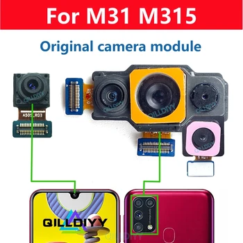 Original Pentru Samsung Galaxy M31 M315 M315F Spate Principal Camera din Spate Față Spate Mare Mic aparat de Fotografiat Cablu Flex Selfie Modulul de Piese