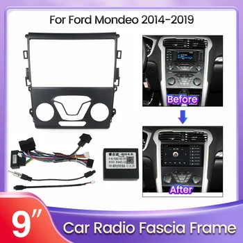 Radio auto Fascia Pentru Ford Mondeo 2014-2019 Pentru Android All-in-One Stereo Dash Kit Fit Instalare Trim Angel Fata Panou Rama
