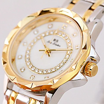 Relogio Feminino 2023 BS Diamant Femei Brand de Lux Ceas Stras Elegante Ceasuri Doamnelor Ceas de Aur Ceasuri de mana Pentru Femei