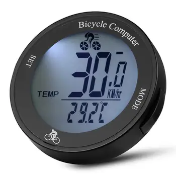 Rezistent la apa Biciclete Kilometraj Wireless Biciclete Calculator Multi-Funcțional Ecran LCD Vitezometru Bicicleta Mountain bike Slip Meter